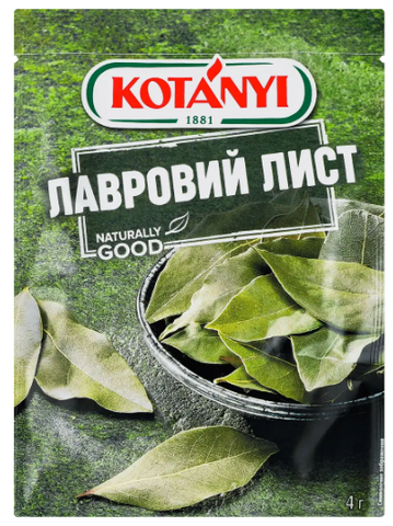 Лавровий лист Kotanyi 4 г